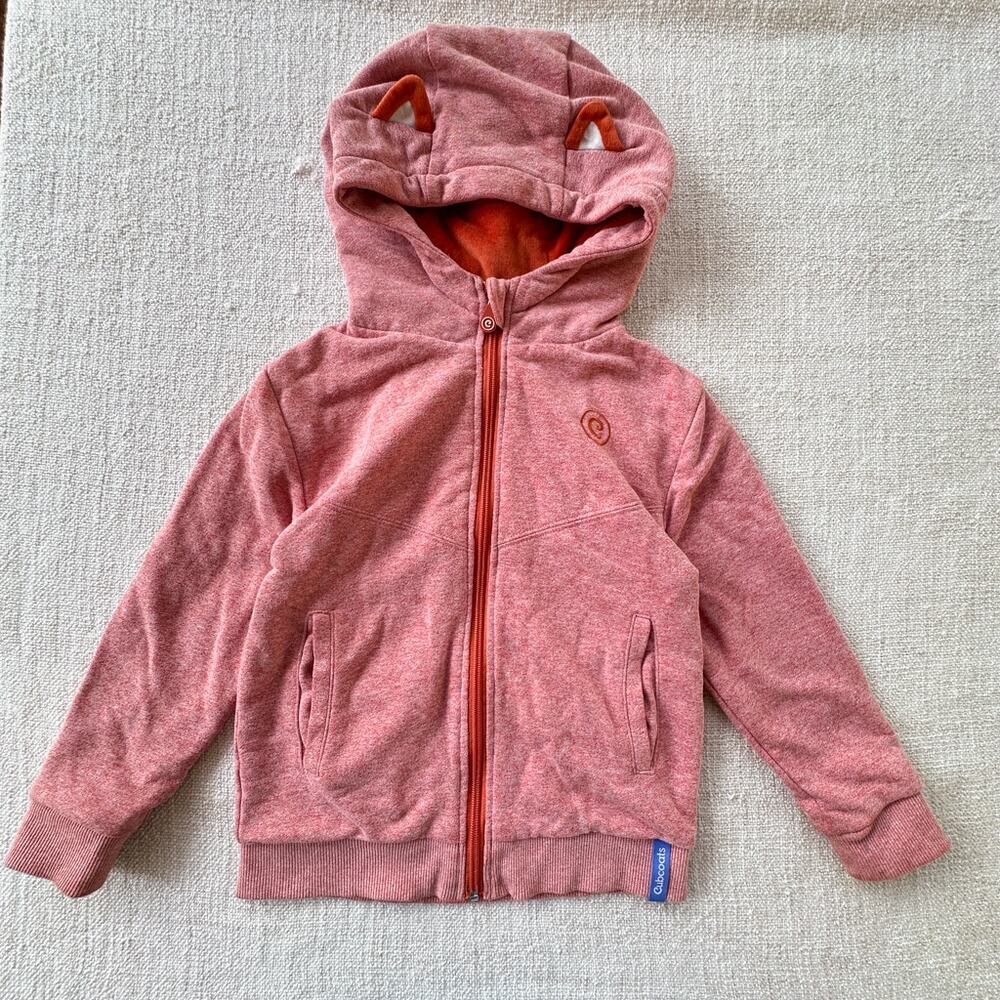 Cubcoats Orange Fox Hoodie VGUC 6/7